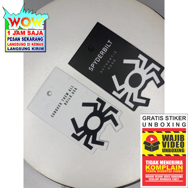 

SPYDERBILT LABEL TAG HANGTAG SUPER PREMIUM CO 1X DI KIRIM 600PCS