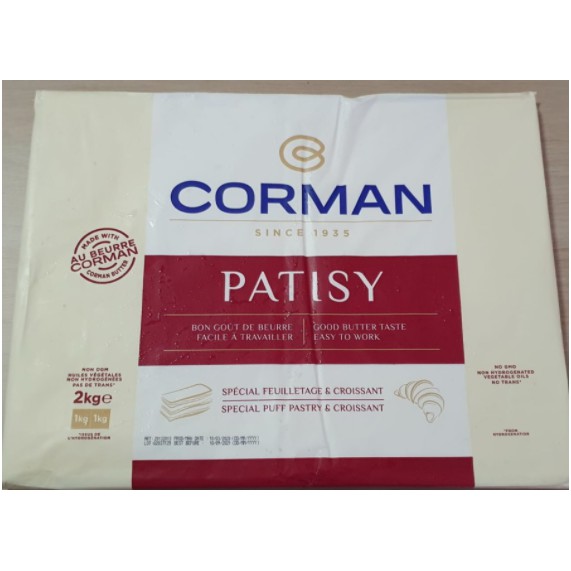 Corman Patisy Butter Sheet 2kg