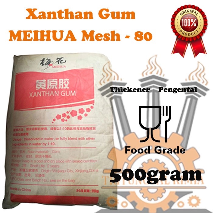 

Xantan Gum 500gram / Pengental Food Grade Halal ex Meihua