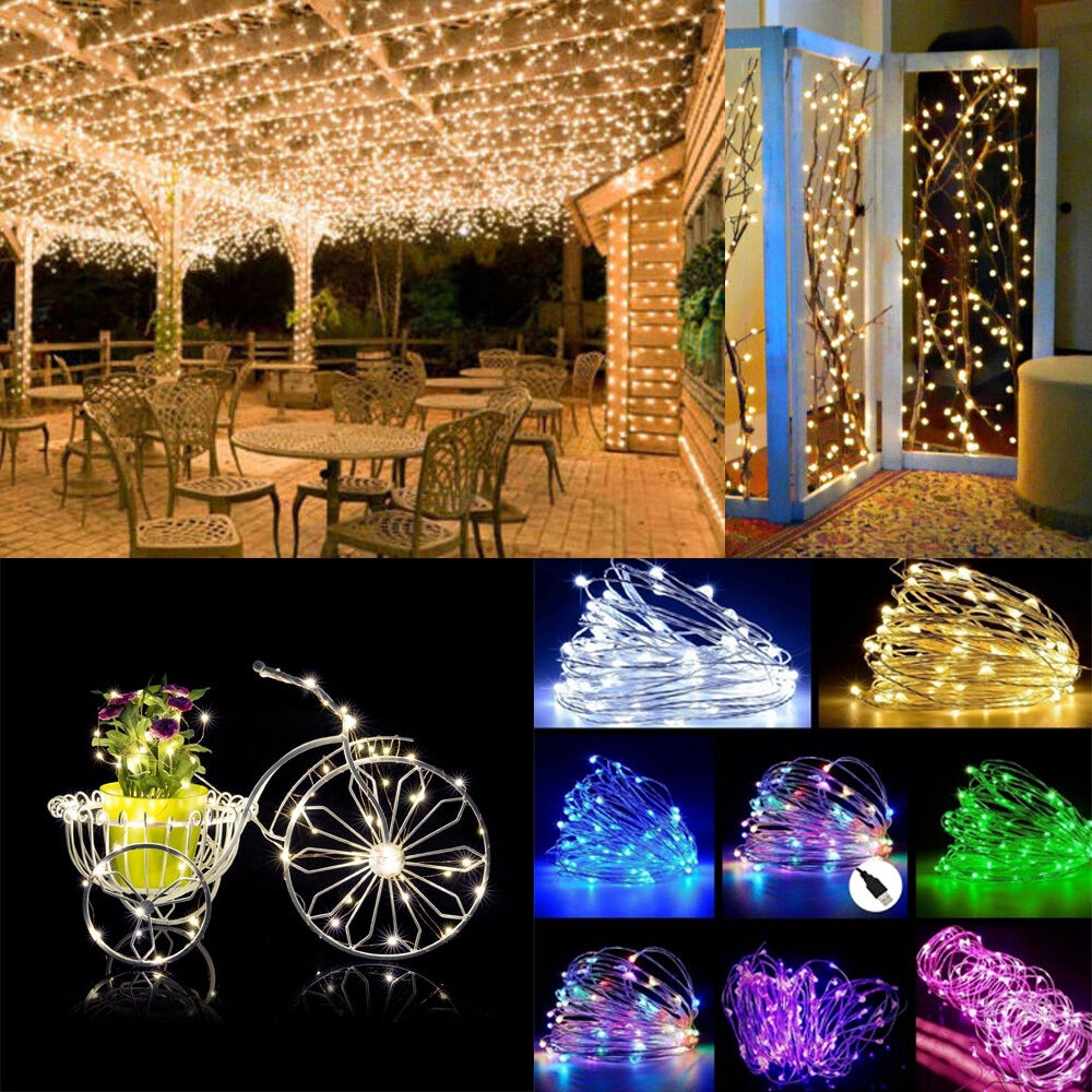 【P&amp;T】1M/5M/10M USB LED String Light  LED Copper Wire String Fairy Lights Christmas Party Decor