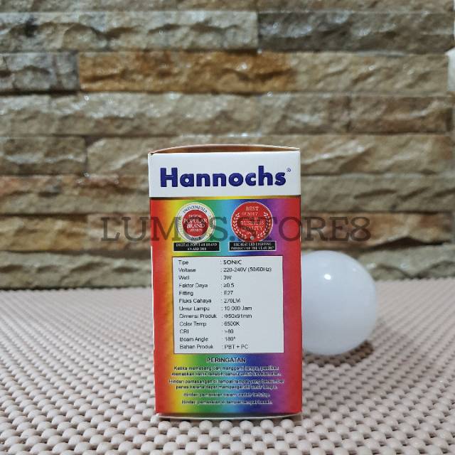 Lampu LED Hannochs 3 Watt SONIC