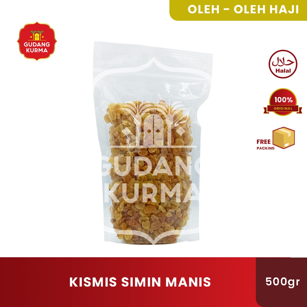 

Kismis Simin Manis Kismis Kecil 500gr Anggur Kering Oleh Oleh Haji Umroh
