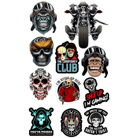 

Sticker Deco/ Sticker HP Laptop Skull Series