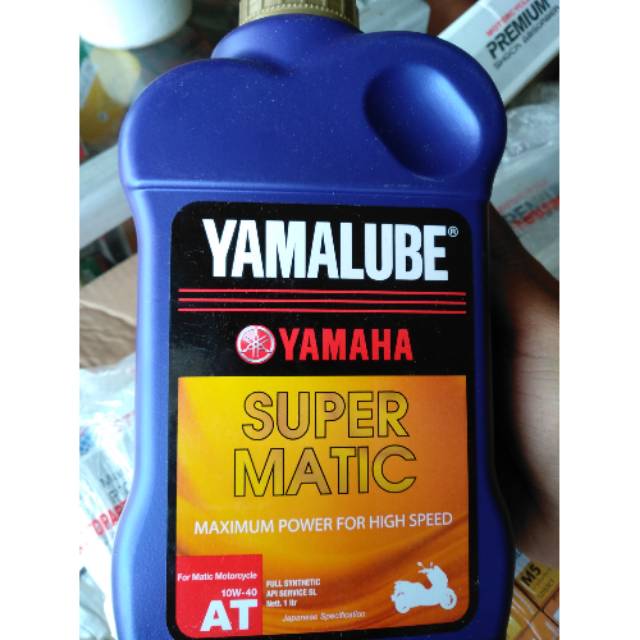 Oli mesin  yamaha super matic uk.1 liter..untuk motor matic yamaha NMX.LEXY.AEROX