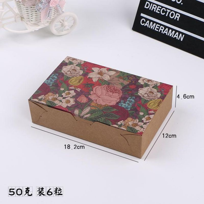 Kotak mooncake/kotak hadiah souvernir/ flower box hantaran kue