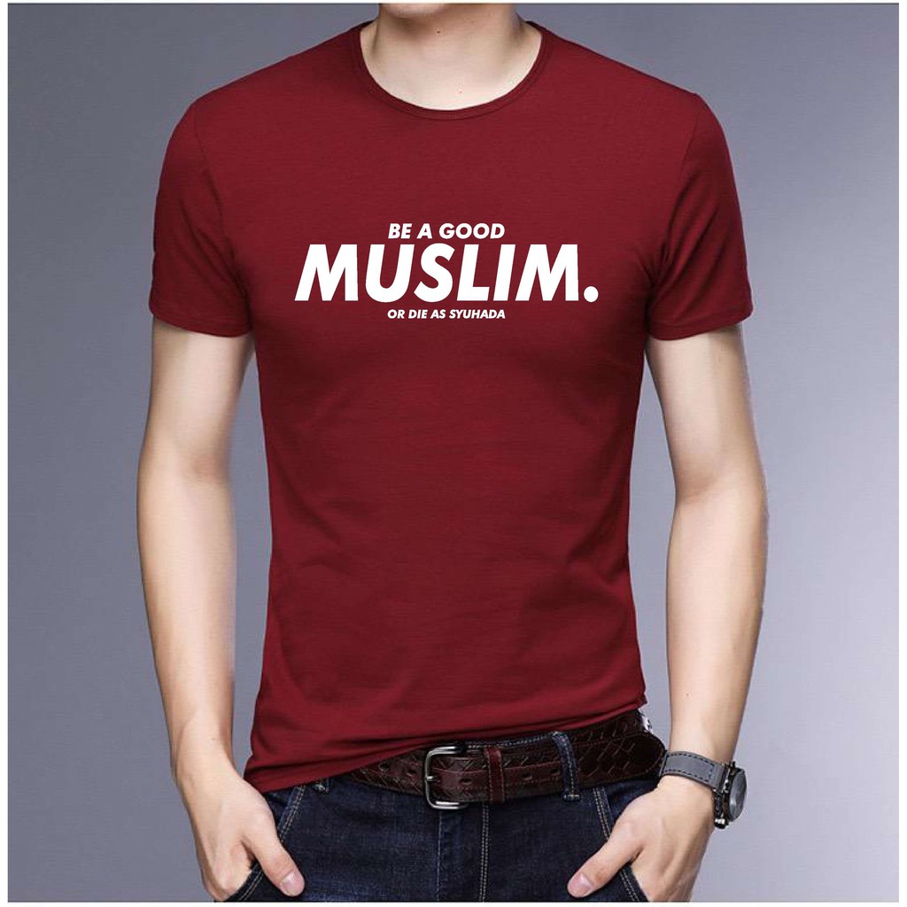 BS/COD/BAJU KAOS TANGAN PENDEK MUSLIM PRIA REALPICTURE