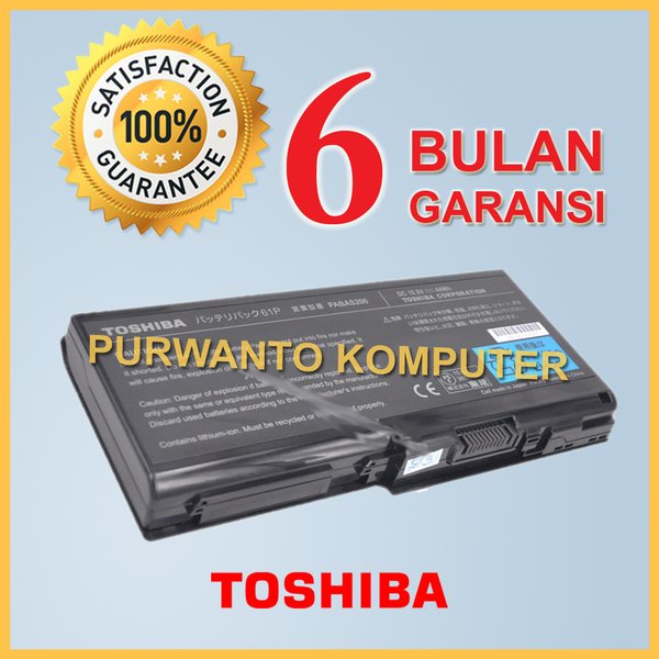 Original Baterai Laptop TOSHIBA Qosmio X500-11M X500-11Q X505-Q8102X X500-122 X505-Q8104X X500-10Q X