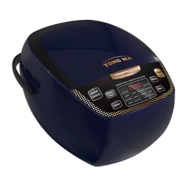 NEW Yong Ma SMC 8017N Magic Com Digital 2 Liter 12 fungsi NAVY BLUE