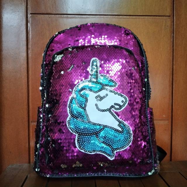 Tas ransel anak sequin UNICRON tas ransel anak character