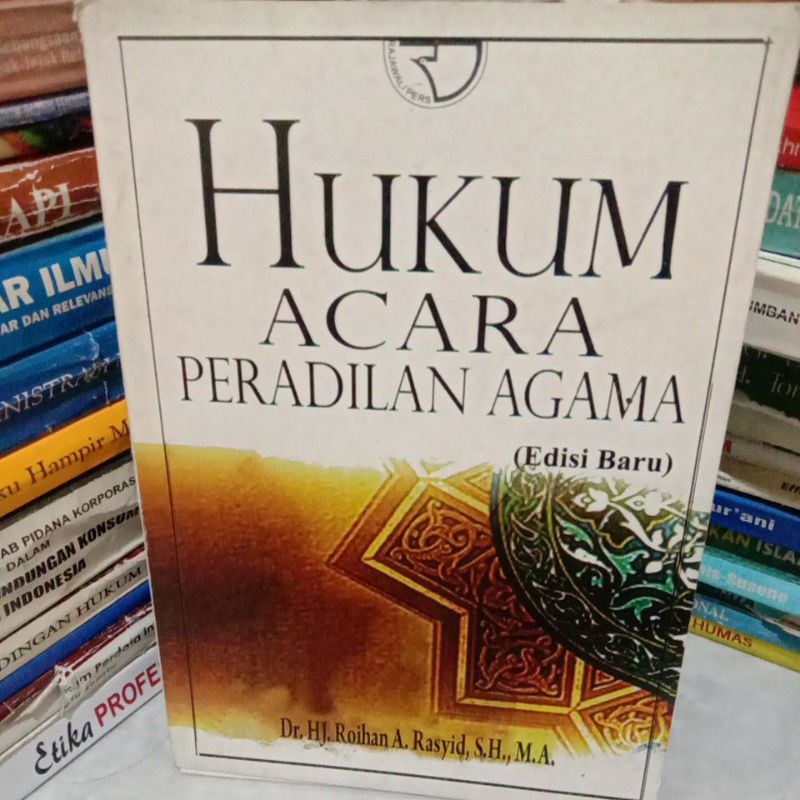 

HUKUM ACARA PERADILAN AGAMA By Dr. roihan