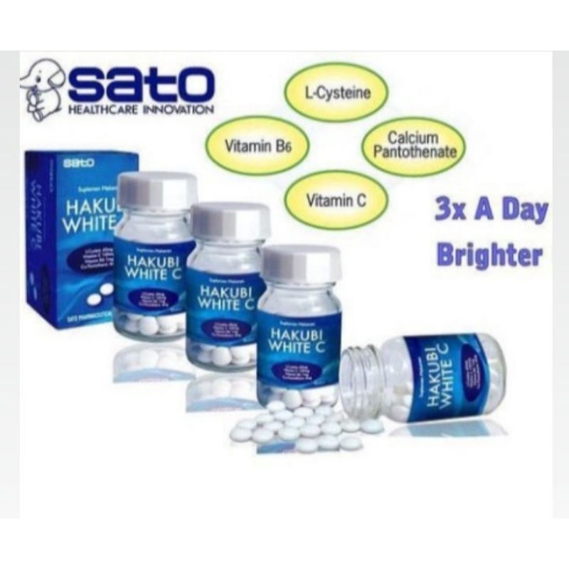 Hakubi White C tablet isi 90 (Original 100%)