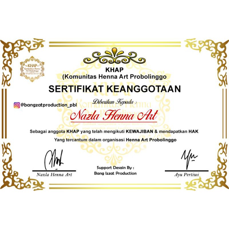 Pembuatan Sertifikat Piagam Perlombaan Shopee Indonesia