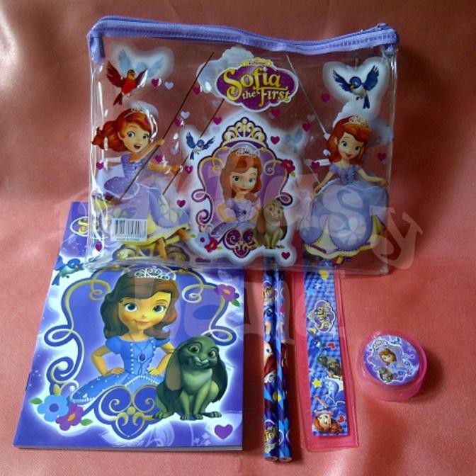 

New Stationery Study Set ATK Alat Tulis Belajar Karakter Motif Kartun Cartoon Lucu Cute Princess