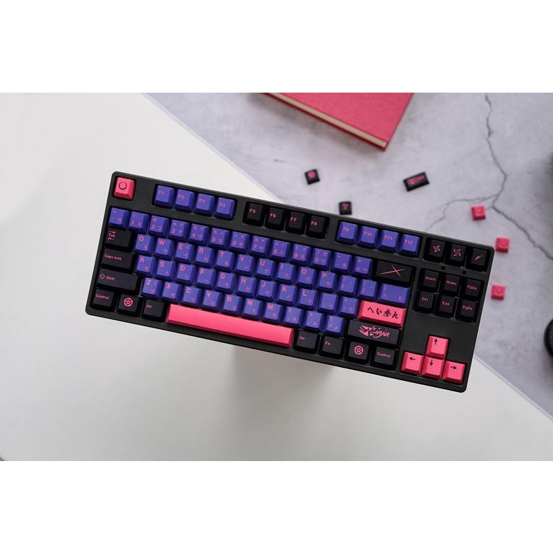 Titan Nation Ninja PBT Dyesub Keycaps 129 Set Cherry Profile