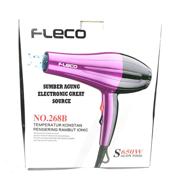 Fleco 268B Hair Dryer Pengering Rambut Dengan Ion dan Temperatur Konst