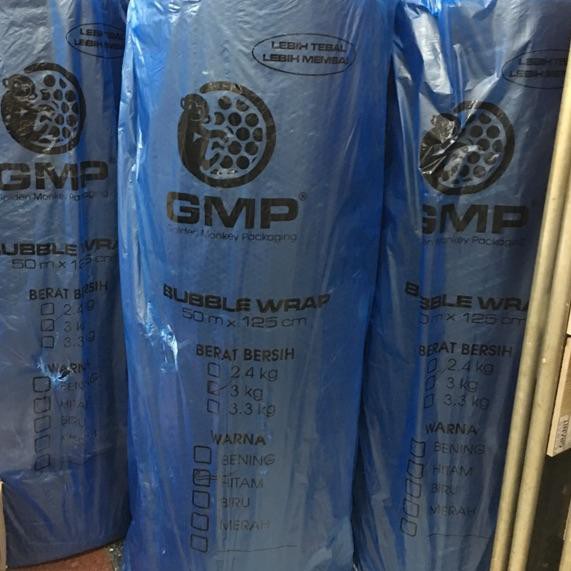 

^z- Bubble Wrap GMP hitam 50M x 125 cm/Plastik Bubble/Gulungan Buble ◄