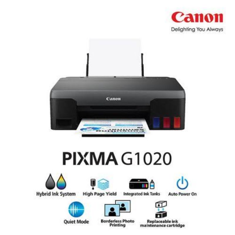 Printer CANON PIXMA G1020 Ink Efficient GARANSI RESMI Pengganti G1010