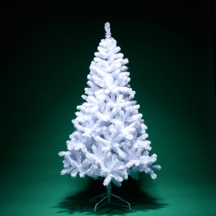 Pohon Natal Putih Polos Murah PVC PP White White Christmas Tree Grosir GROSIR Pohon Natal Putih Murah Jarum Murah