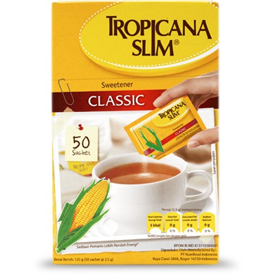 

TROPICANA CLASSIC 50 Sachet /100 Sachet 250gr