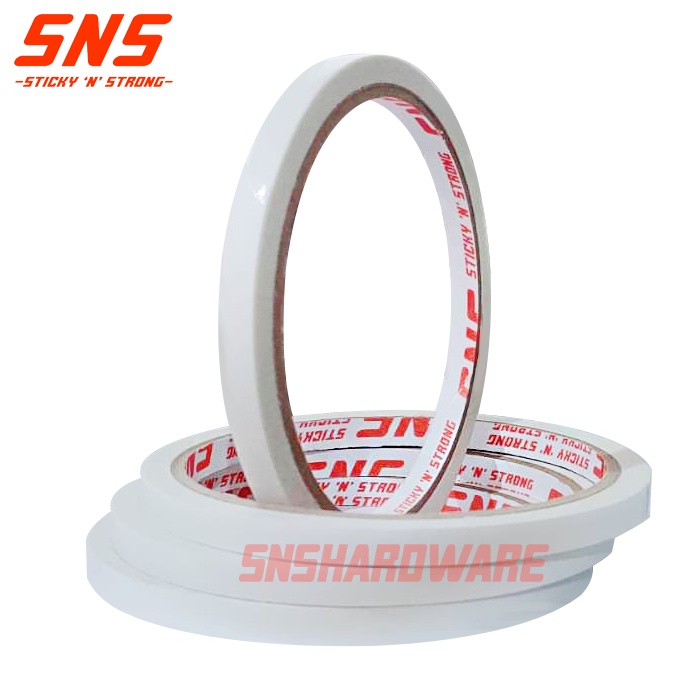 

DOUBLE TAPE 6MM SNS STICKY N STRONG
