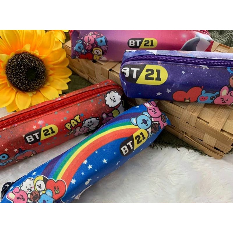 

[BISA COD] Pen case BT21 dusgrib BT21 tempat pensil BT21