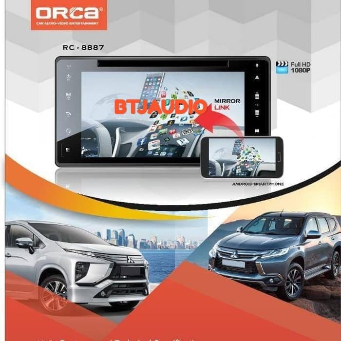 HEAD UNIT TV MOBIL DOUBLE DIN OEM XPANDER MIRRORLINK FULL HD