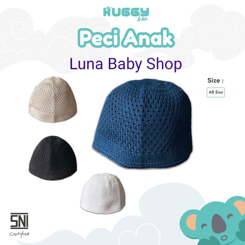 Huggy Boo Peci Anak Rajut