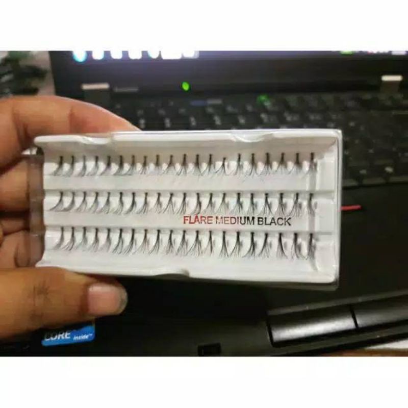 Bulu mata tanam Lokal Flare isi 60 helai