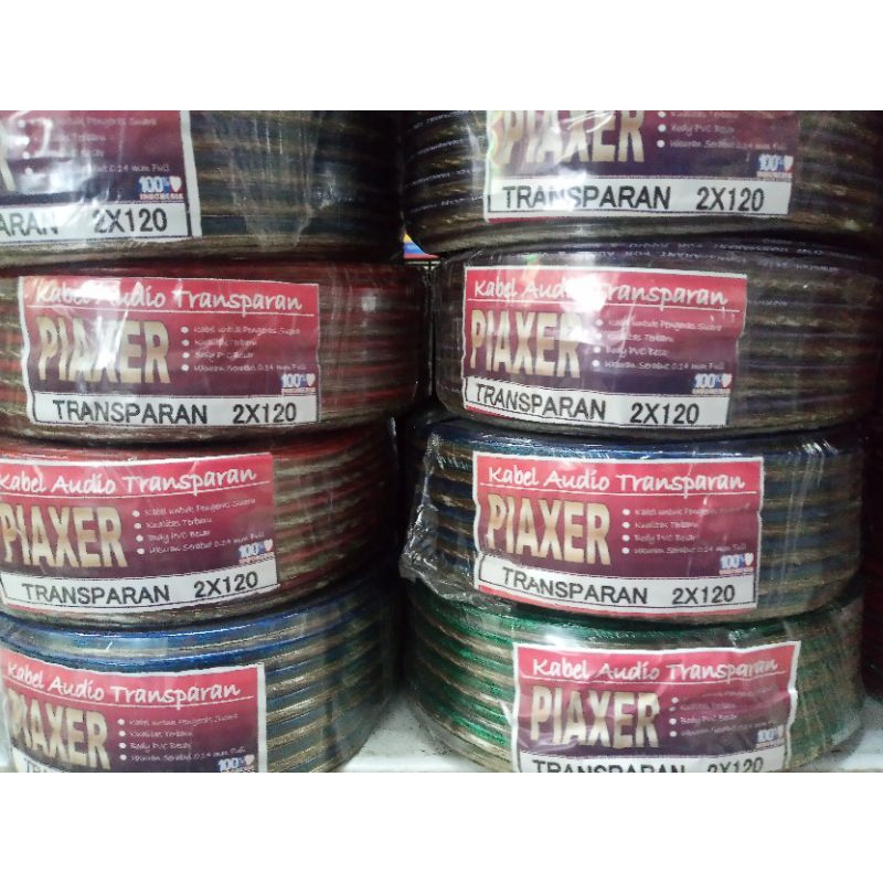 (per meter) KABEL TRANSPARAN / KABEL MONSTER / KABEL SERABUT / KABEL LISTRIK / kabel 2x30 3x50 2x80 2x120