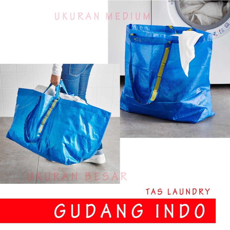 shopping bag kantong belanja laundry bag TAS KANTONG PLASTIK serbaguna