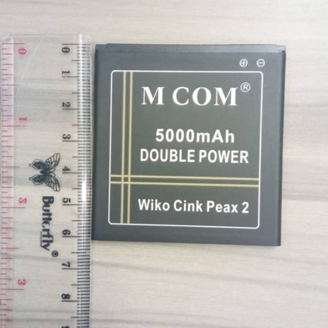 Battery Batre Baterai Double Power Mcom Wiko Cink Peax 2