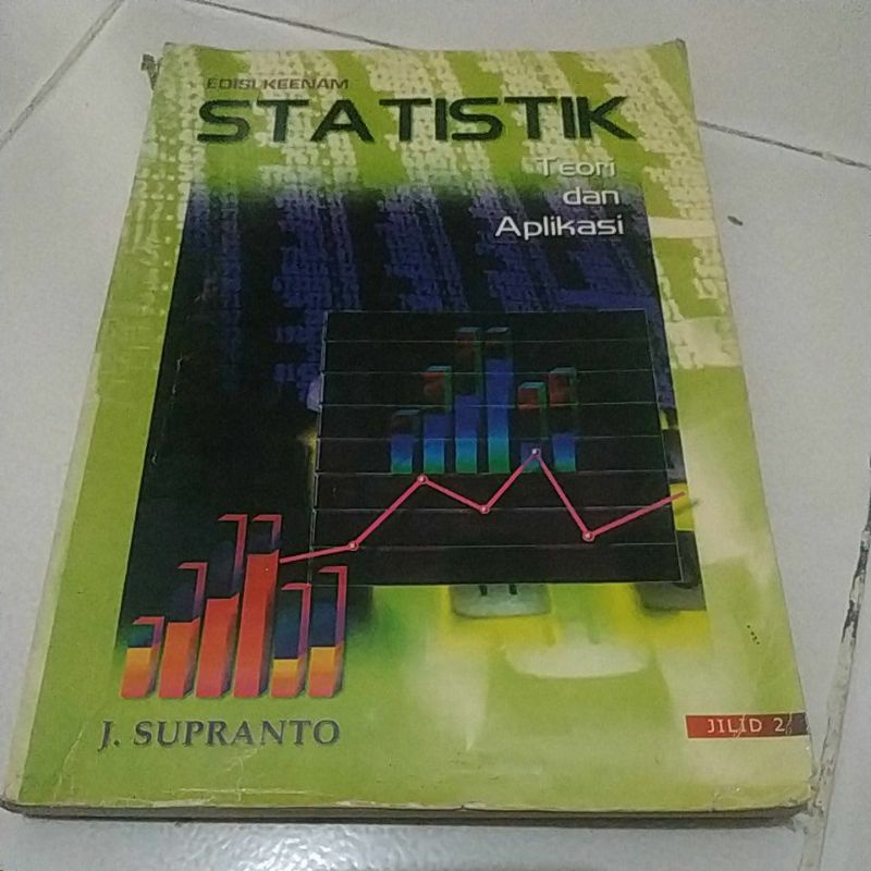 preloved buku statistik j. supranto edisi keenam jilid 2