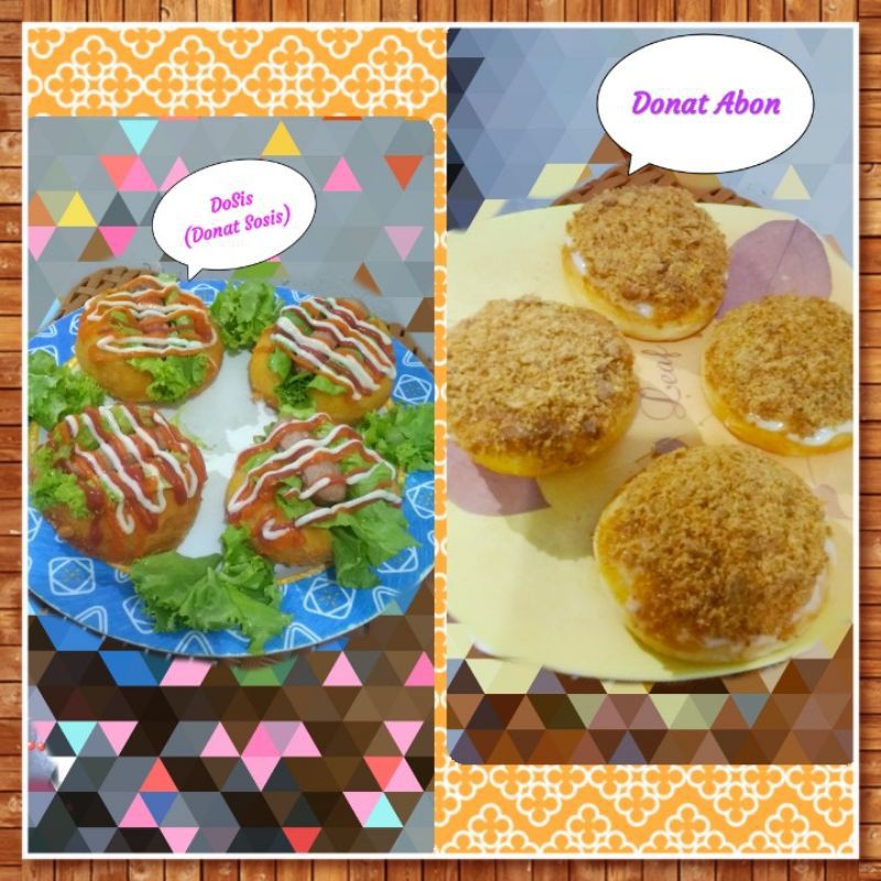 

Donat Abon dan DoSis ( Donat Sosis )