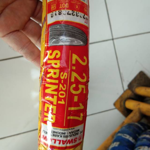 Ban Swallow 225-17 sprinter (Kembang Lurus)Velg ring 17 Tubetype