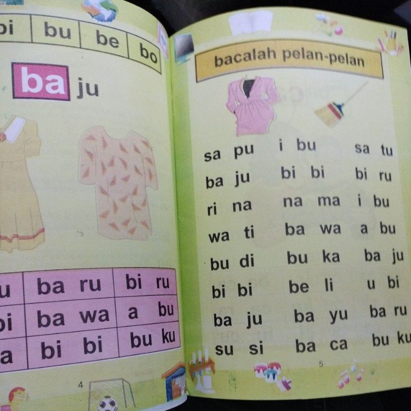 buku belajar membaca 1b 32 halaman (19x27cm)