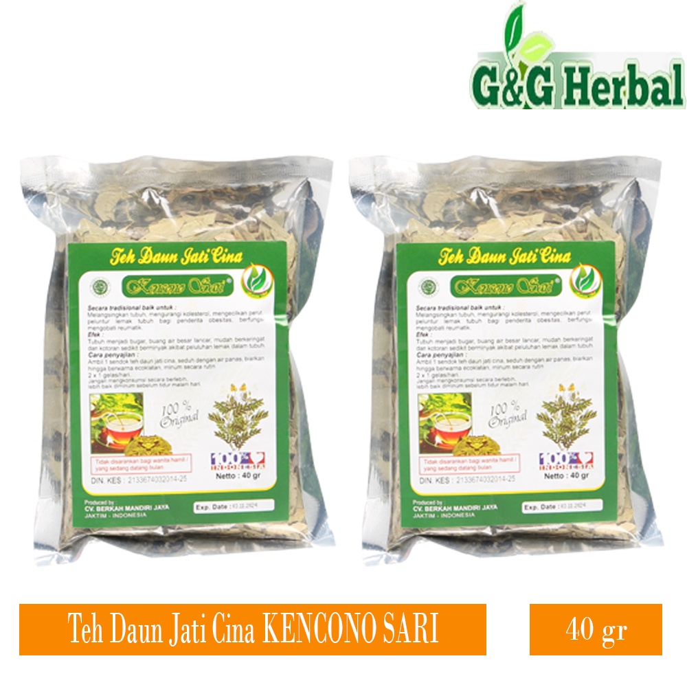 

Teh Jati Cina Kencono Sari Herbal Pelangsing 40 gr