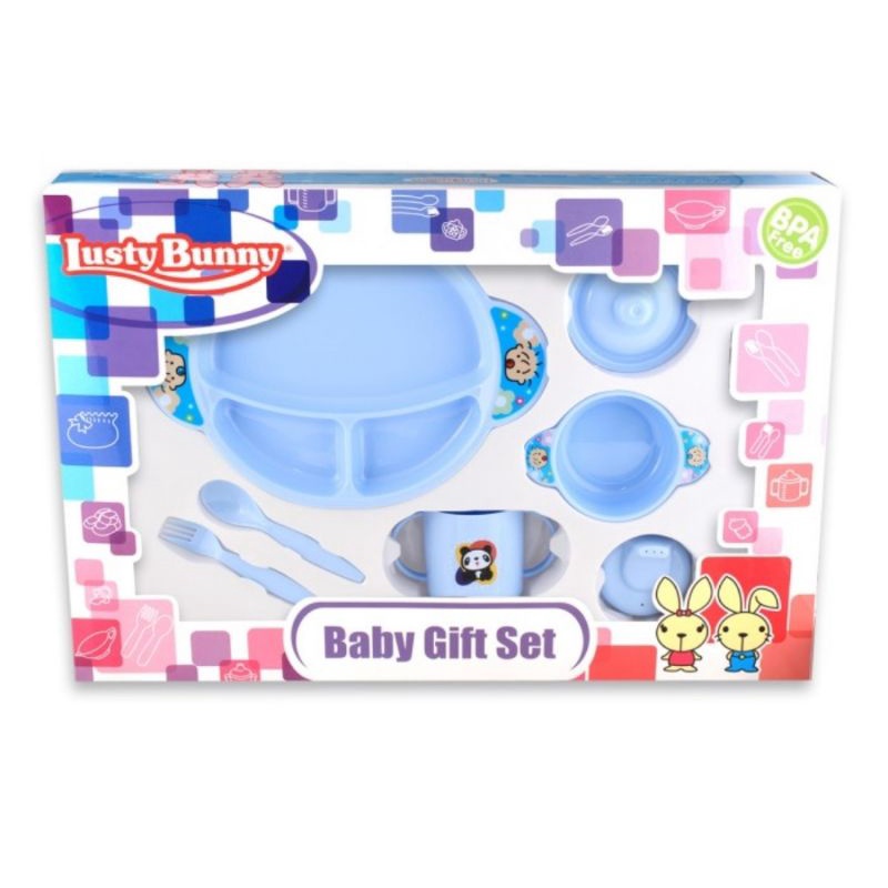 LustyBunny Baby Feeding Set LB-1865 Set Peralatan Makan Bayi &amp; Anak