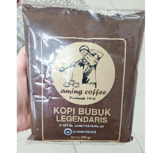 

Kopi Bubuk Warkop Aming 200 gr yang pernah dikunjungi Presiden Jokowi