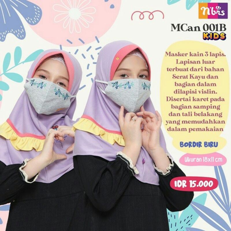 Masker Anak Nibras MCAN 001B