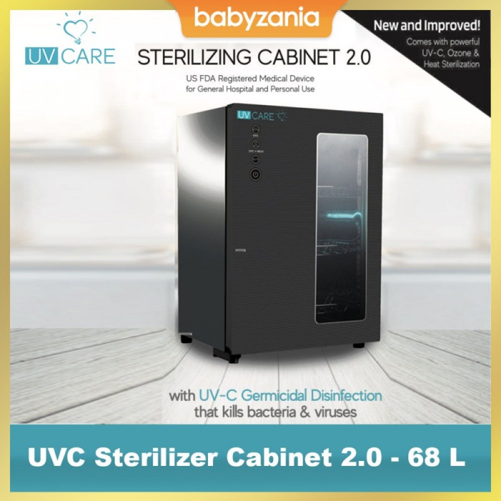 UV Care UVC Sterilizer Sterilizing Cabinet - Black