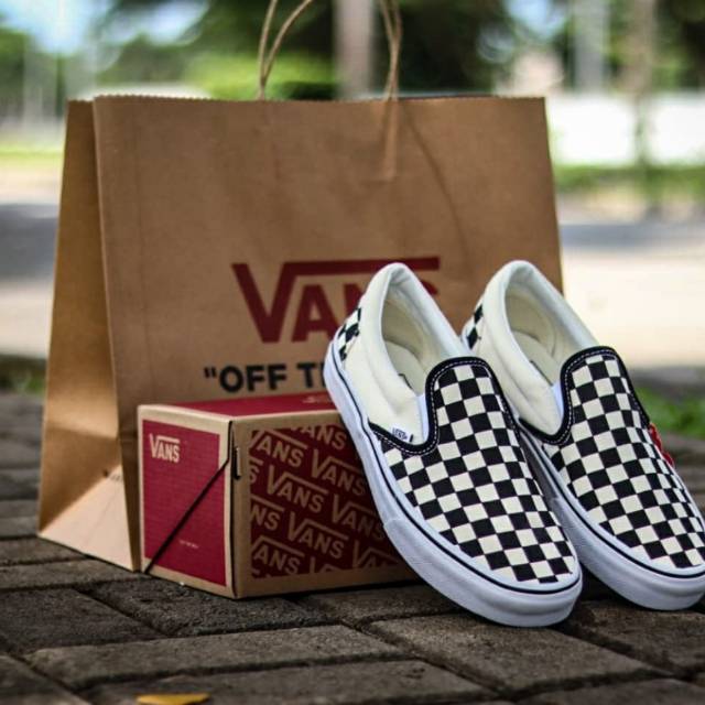 Vans slip-on checkerboard