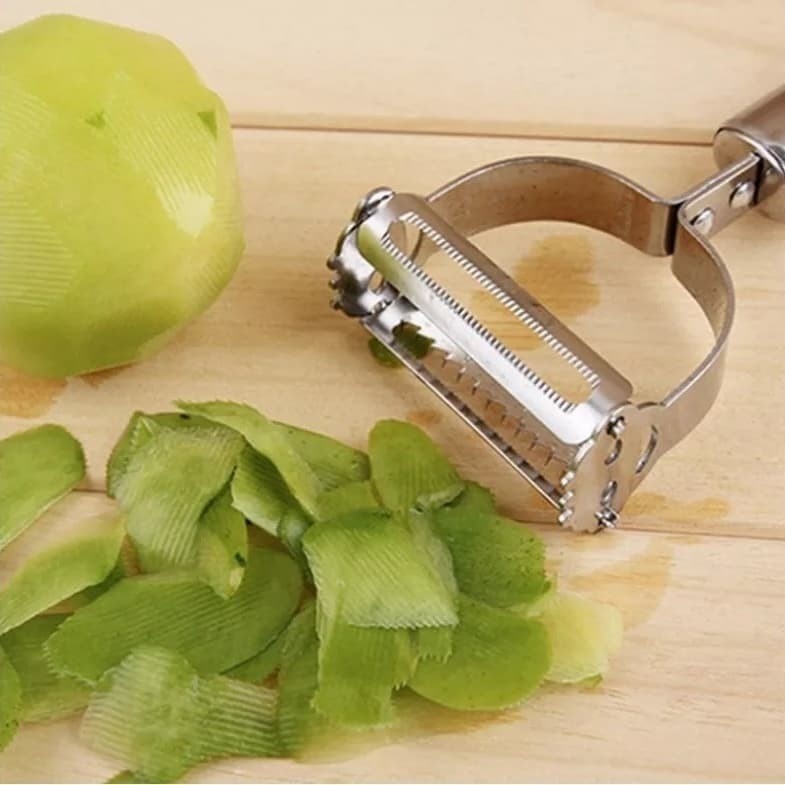 PISAU PENGUPAS KULIT BUAH DAN SAYUR 2 IN1 STAINLESS PEELER