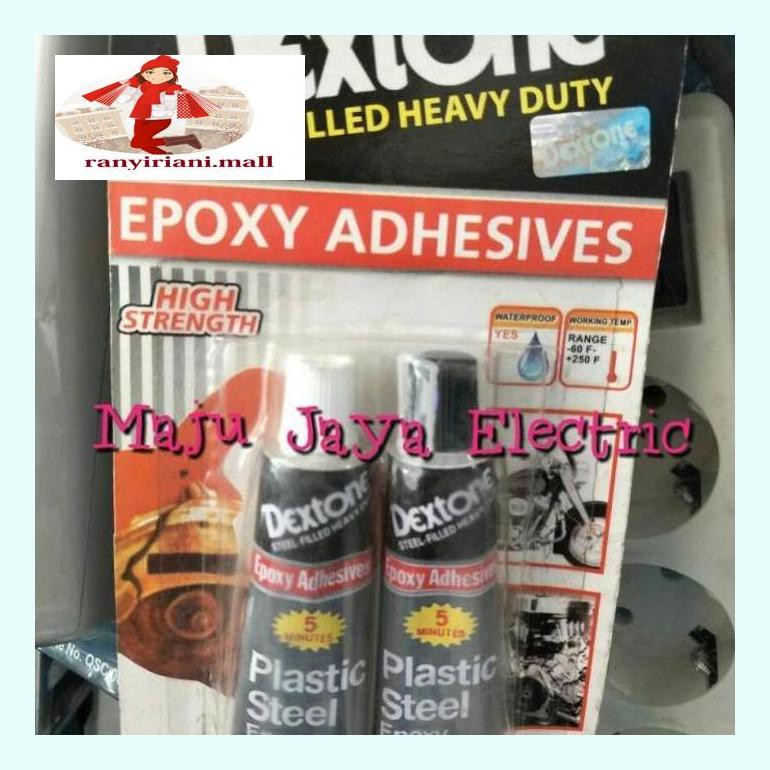 

510Fsjbran Lem Besi Campur Serbaguna Dextone Epoxy 48G Lem Plastik Kaca Kayu Dll Rany5Ckhd
