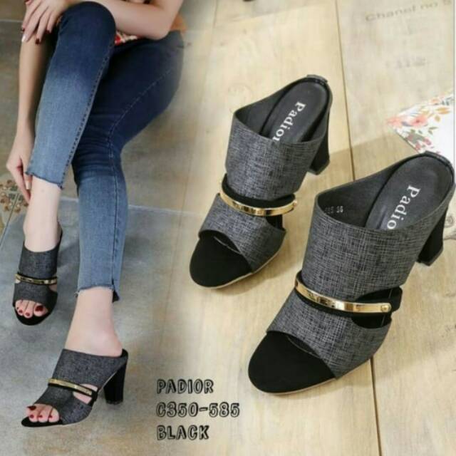 High Heels Padior List Black