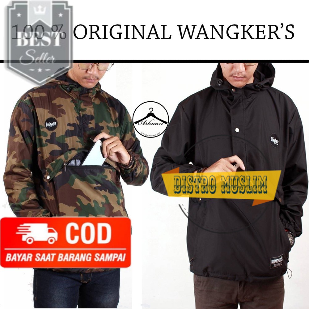 AKN - JAKET CAGOULE KANTONG DORAEMON ORIGINAL WANGKERS #