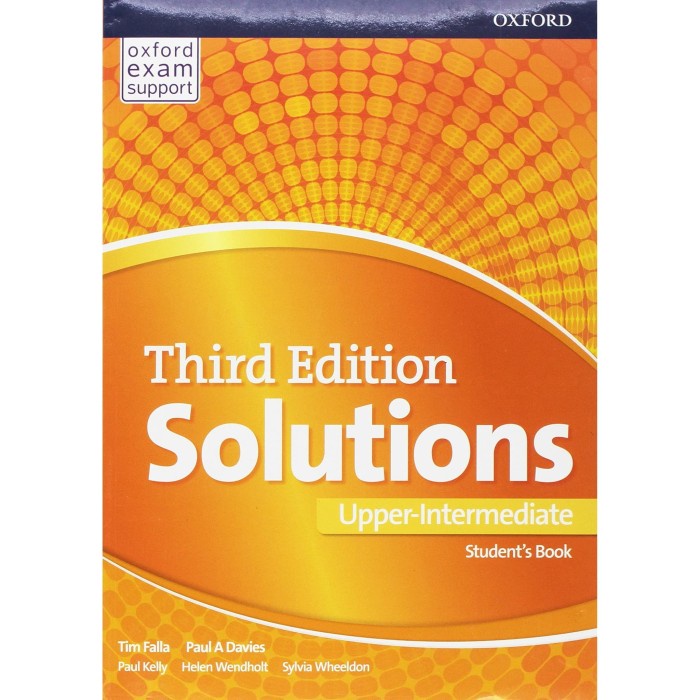 

Solutions : Upper-Intermediate (Third Edition) - Student Book (Oxford)