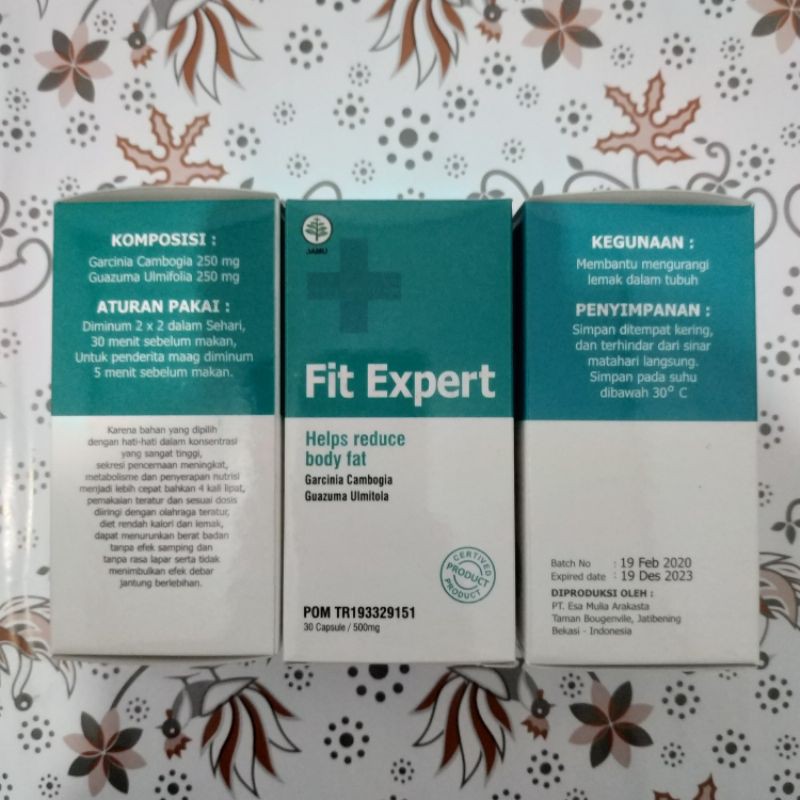 Fit Expert Original Asli Obat Pelangsing Alami Hasil Cepat Fit Expert Herbal Diet