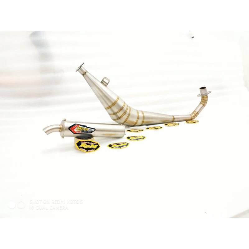 Knalpot Creampie BM Power Satria hiu - Satria RU 120 - Satria Lumba - LSCM