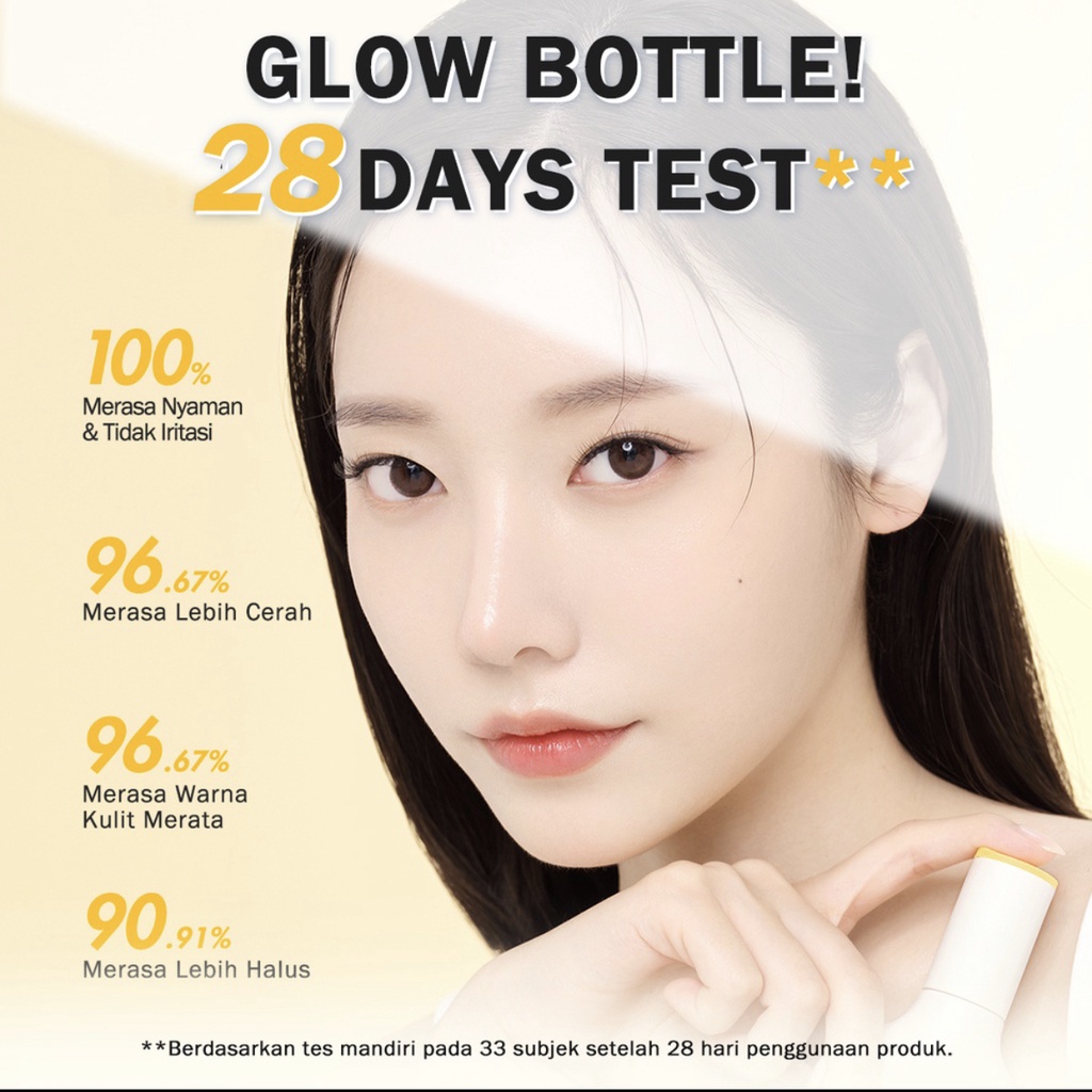 BNB barenbliss Meta-Glow Glow Bottle! Lavabiome Brightening Korea Essence Hydrating Toner   28 Days Brightening Pelembab Wajah