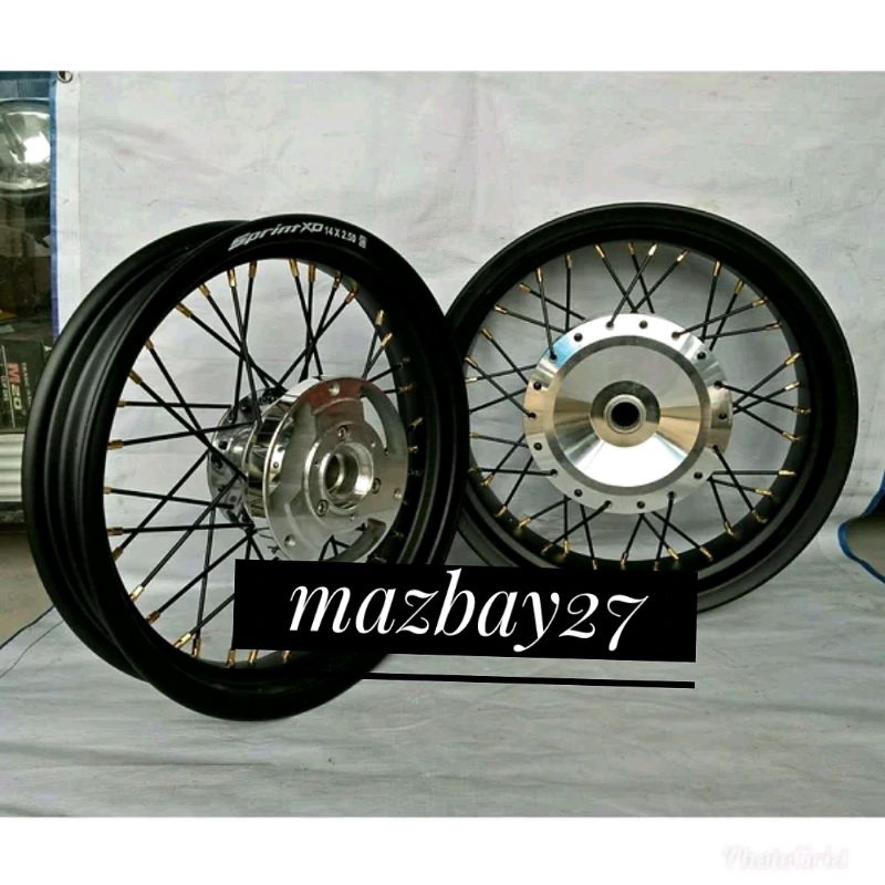 Paketan velg PCX - Nmax - Aerox jari-jari ring 14